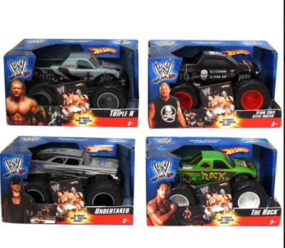 HOT WHEELS MONSTER TRUCKS WWE ASST CAMIONS ARMES ET SUPERHÉROS Véhicules ans
